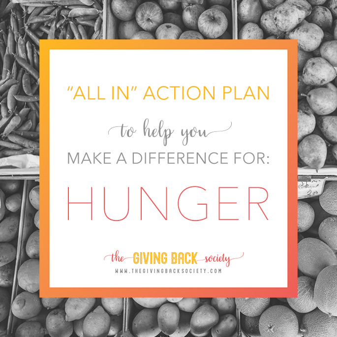 The Giving Back Society is Helping to Prevent Hunger This Week