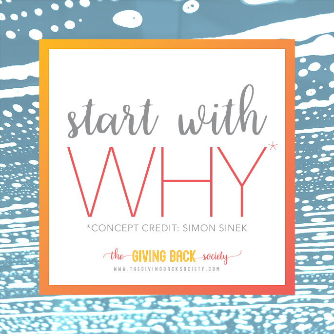 Start with Why When Volunteering | Simon Sinek | The Giving Back Society