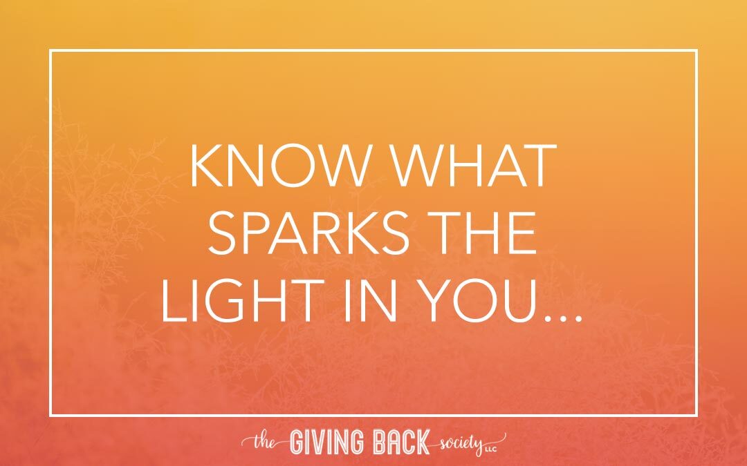 KNOW WHAT SPARKS…