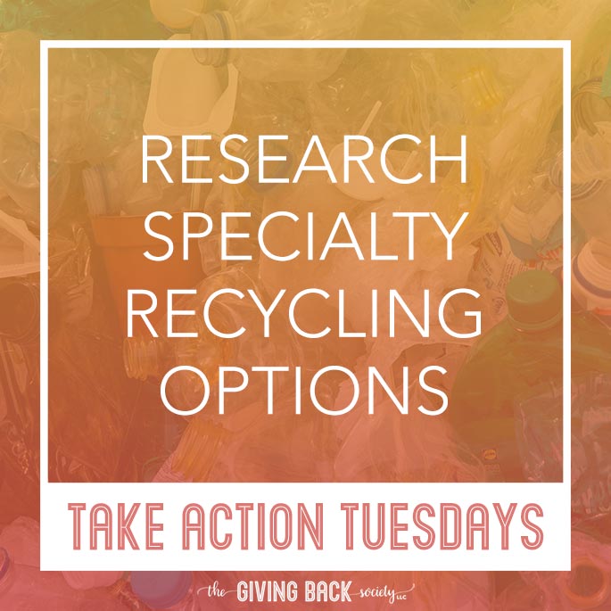 Research specialty recycling options